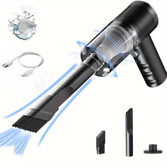 Wireless Handheld Vacuum Cleaner, 3430Pa High Suction Power Car Vacuum Cleaner, Portable Rechargeable Vacuum Cleaner for Home & Car Cleaning