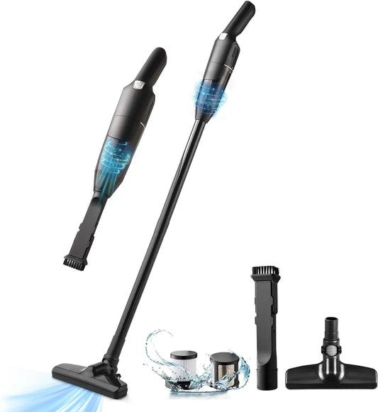 Handheld Vacuum Clean Upright Vacuum Cleaner Super Absorption Vacuum Cleaner Cordless Rechargeable with Powerful Suction Mini Portable Wireless Stick Vacuum Cleaner